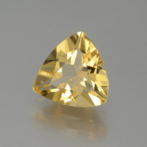 Berilo dorado amarillo natural de 1,35 ct, trillón, VVS