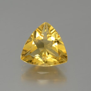 Berilo dorado amarillo natural de 1,16 ct, trillón, VVS-VS