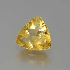 Berilo dorado amarillo natural de 1,16 ct, trillón, VVS-VS