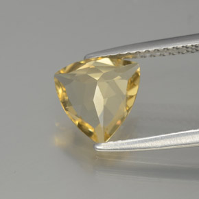 Berilo Dorado Amarillo natural de 1.32 ct, Trillón, VVS-VS