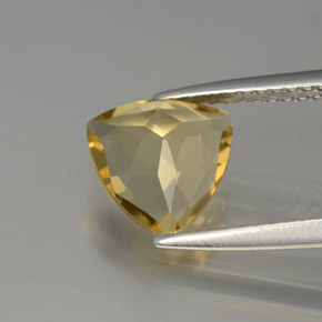 Berilo Dorado Amarillo natural de 1.51 ct, Trillón, VVS-VS