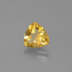 Berilo dorado amarillo natural de 1,47 ct, trillón, VVS-VS