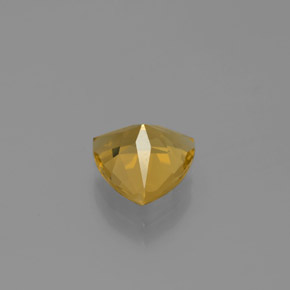 Berilo dorado amarillo natural de 1,47 ct, trillón, VVS-VS