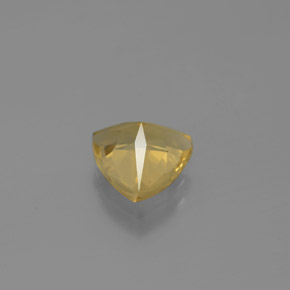 Berilo dorado amarillo natural de 1,33 ct, trillón, VVS-VS