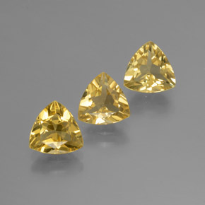 Gemas de berilo dorado amarillo natural de  ct, trillón, VVS-VS