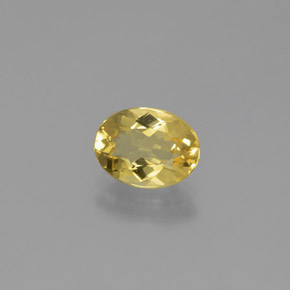 Berilo dorado amarillo natural de 1,12 ct, corte óvalo, VVS