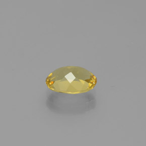 Berilo dorado amarillo natural de 1,12 ct, corte óvalo, VVS