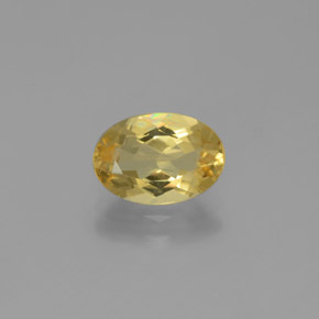 Berilo dorado amarillo natural de 1,34 ct, corte óvalo, VVS