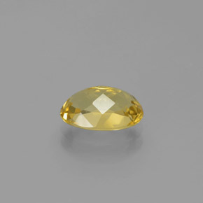 Berilo dorado amarillo natural de 1,62 ct, corte óvalo, VVS