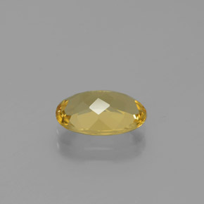 Berilo Dorado Amarillo natural de 1.74 ct, Corte Óvalo, VVS