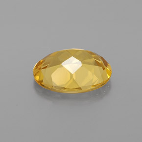 Berilo dorado amarillo natural de 1,37 ct, corte óvalo, VVS-VS