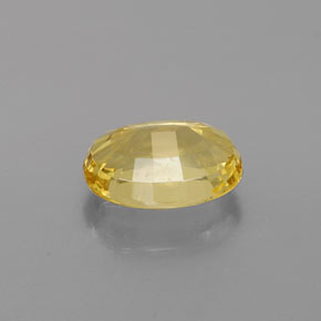 Berilo Dorado Amarillo natural de 1.23 ct, Corte Óvalo, VVS