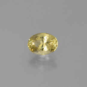 Berilo dorado amarillo natural de 0,56 ct, corte óvalo, VVS-VS