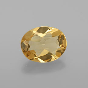 Berilo Dorado Amarillo natural de 1.35 ct, Corte Óvalo, VVS-VS