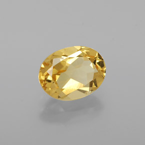 Berilo dorado amarillo natural de 1,27 ct, corte óvalo, VVS-VS