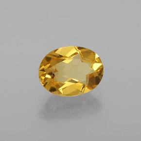 Berilo Dorado Amarillo natural de 1.23 ct, Corte Óvalo, VS