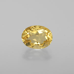 Berilo dorado amarillo natural de 1,15 ct, corte óvalo, VVS