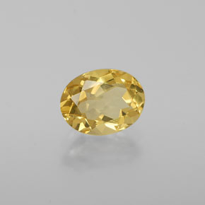 Berilo dorado amarillo natural de 1,15 ct, corte óvalo, VVS