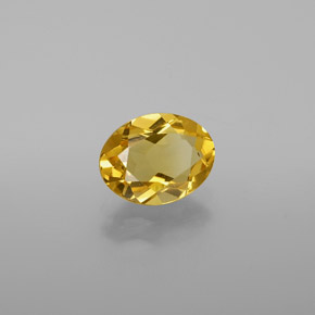 Berilo dorado amarillo natural de 1,21 ct, corte óvalo, VVS