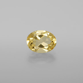 Berilo dorado amarillo natural de 1,10 ct, corte óvalo, VVS-VS