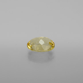 Berilo Dorado Amarillo natural de 0.91 ct, Corte Óvalo, VVS
