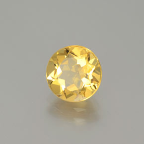 Berilo dorado amarillo natural de 1,56 ct, corte redondo, VS