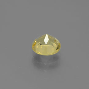 Berilo Dorado Amarillo natural de 0.74 ct, Corte Redondo, VVS-VS