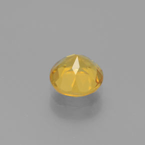 Berilo dorado amarillo natural de 0,82 ct, corte redondo, VS
