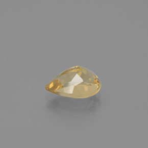 Berilo dorado amarillo natural de 1,93 ct, en forma de pera, VVS-VS