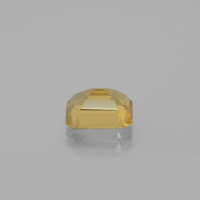 Berilo dorado amarillo natural de 2,24 ct, corte esmeralda, VVS-VS