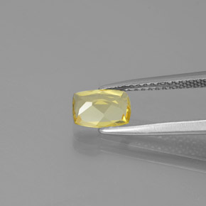 Berilo dorado amarillo natural de 0,74 ct, forma elegante, VVS-VS
