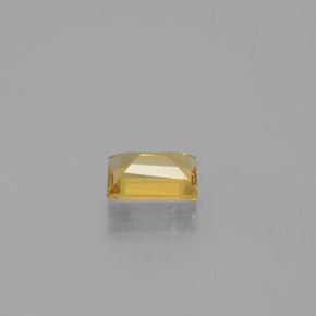 Berilo dorado Amarillo natural de 0.90 ct, Corte Baguette, VVS-VS