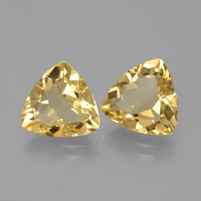 Gemas de berilo dorado amarillo natural de  ct, trillón, VVS-VS