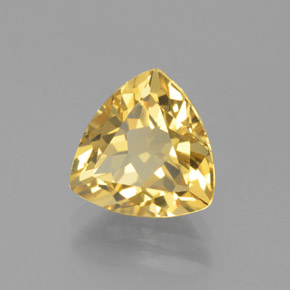 Berilo dorado amarillo natural de 2,23 ct, trillón, VS