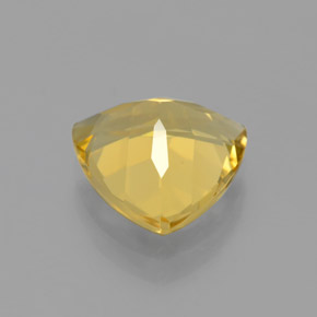 Berilo dorado amarillo natural de 2,67 ct, trillón, VVS-VS
