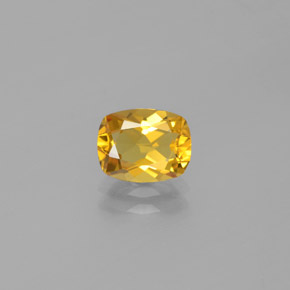 Berilo dorado amarillo natural de 1,13 ct, corte cojín, VVS