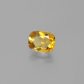 Berilo dorado amarillo natural de 1,13 ct, corte cojín, VVS