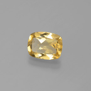 Berilo Dorado Amarillo natural de 1.66 ct, Corte Cojín, VS
