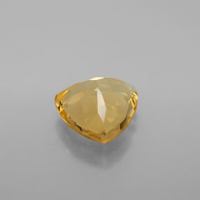Berilo dorado amarillo natural de 3,44 ct, trillón, VS
