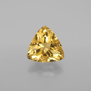 Berilo dorado amarillo natural de 2,83 ct, trillón, VVS-VS