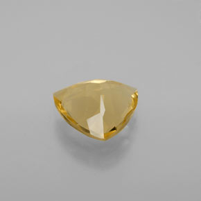 Berilo dorado amarillo natural de 2,67 ct, trillón, VVS-VS