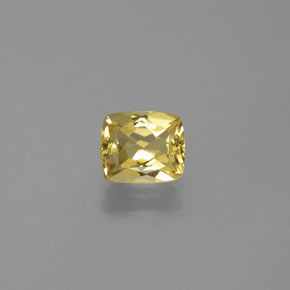 Berilo Dorado Amarillo natural de 1.12 ct, Corte Cojín, VVS-VS
