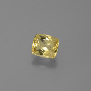 Berilo Dorado Amarillo natural de 1.12 ct, Corte Cojín, VVS-VS