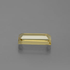 Berilo dorado amarillo natural de 1,82 ct, baguette, VVS-VS