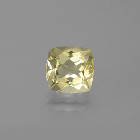 Berilo dorado amarillo natural de 2,15 ct, corte cojín, VVS-VS