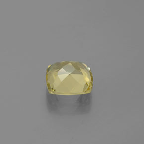 Berilo dorado amarillo natural de 2,15 ct, corte cojín, VVS-VS