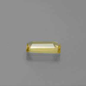 Berilo dorado amarillo natural de 1,06 ct, corte esmeralda, VVS-VS