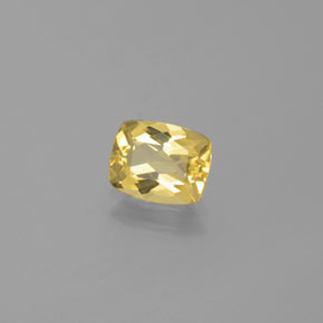 Berilo dorado amarillo natural de 0,99 ct, corte cojín, VVS