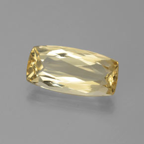 Berilo dorado amarillo natural de 4,58 ct, forma elegante, VVS-VS