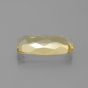 Berilo dorado amarillo natural de 4,58 ct, forma elegante, VVS-VS